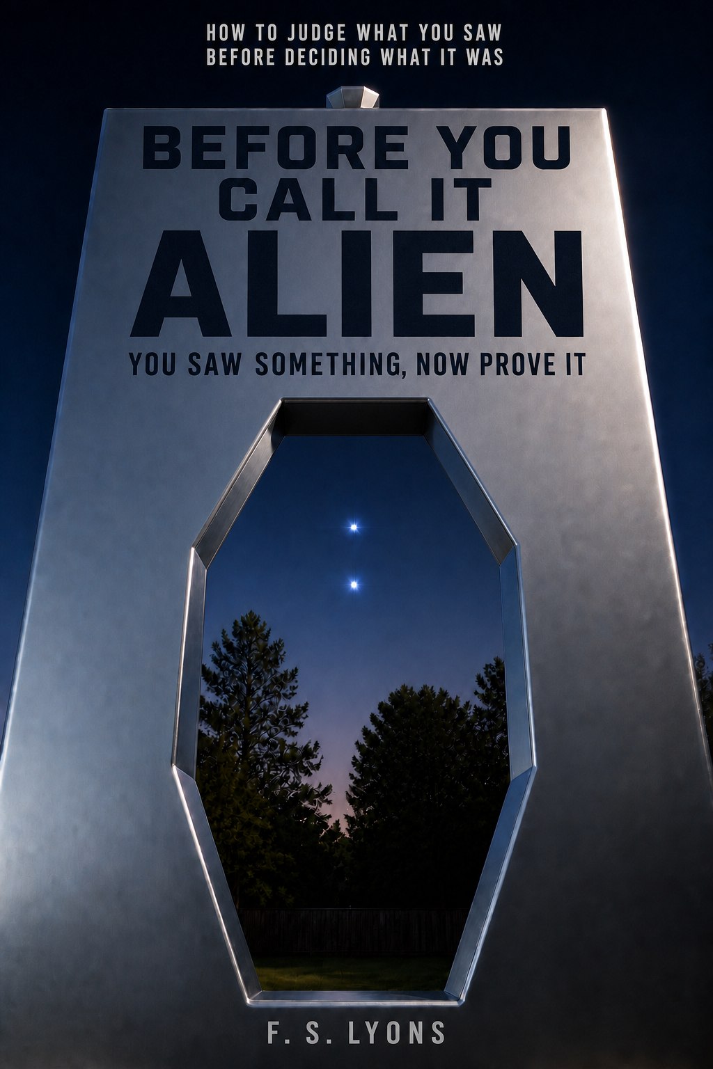 Before You Call It Alien: You Saw Something, Now Prove It, by F. S. Lyons